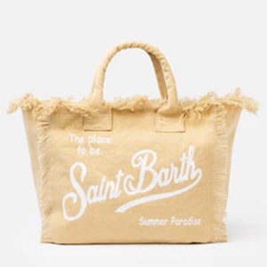MC2 Saint Barth Borsa Vanity Canvas tinta unita