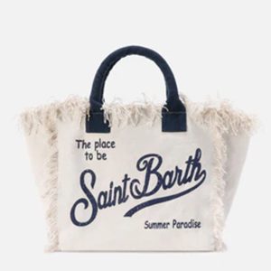 MC2 Saint Barth Borsa Vanity Canvas Tinta Unita