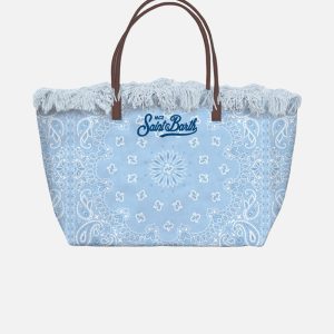 MC2 Sainth Barth City Bag Fringe Canvas Bandanna Round 31